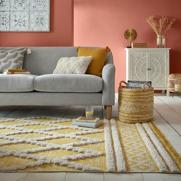 Žltý koberec 230x160 cm Moroc Larache - Flair Rugs-image-1
