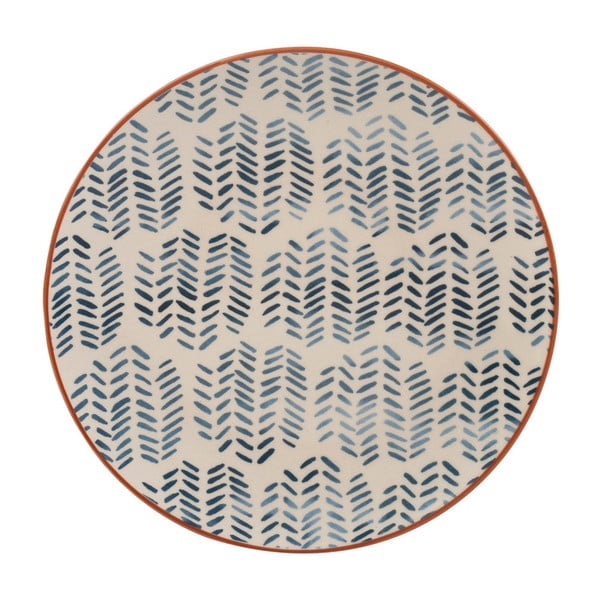 Keramický tanier s modrým vzorom Creative Tops, ⌀ 20 cm
