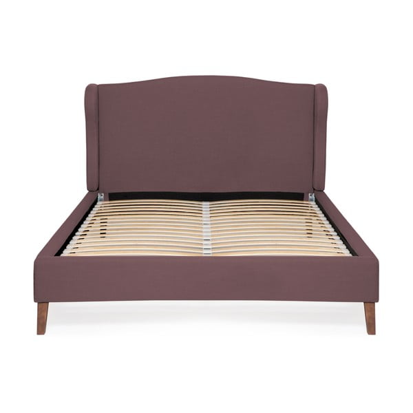 Fialová posteľ Vivonita Windsor Linen, 200 × 140 cm