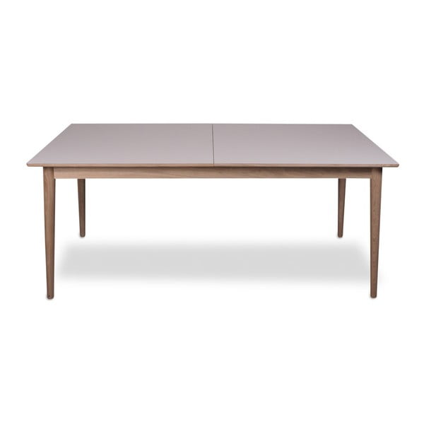 Rozkladací jedálenský stôl so svetlou doskou WOOD AND VISION Sesame, 175 × 90 cm