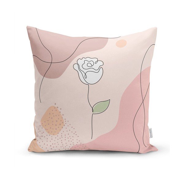 Súprava 4 dekoratívnych obliečok na vankúše Minimalist Cushion Covers Draw Art Women, 45 x 45 cm-image-3
