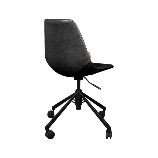 Čierna kancelárska stolička na kolieskach Dutchbone Franky-image-4