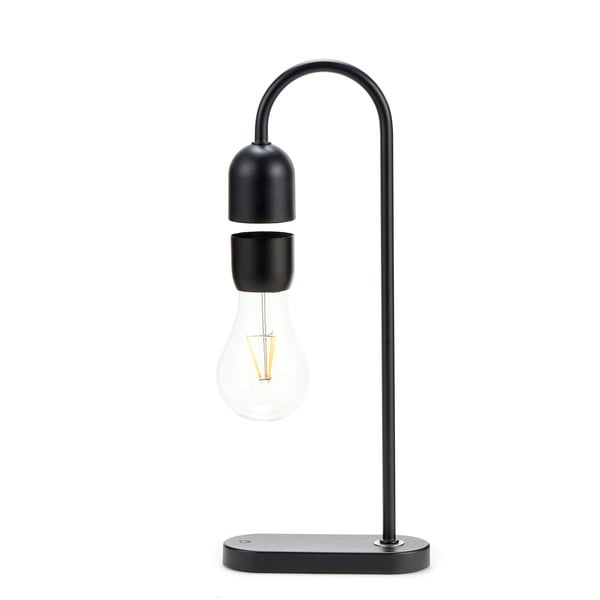 Čierna stolová lampa (výška 36,5 cm) Evaro – Gingko