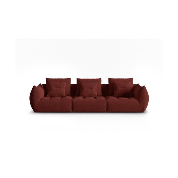 Červená pohovka 332 cm Bloom – Micadoni Home