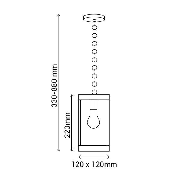 Závesné vonkajšie svietidlo (výška 88 cm) – SULION-image-3