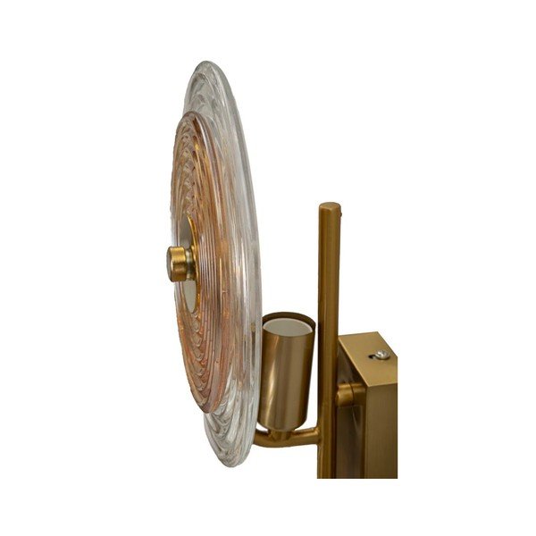 Sklenené nástenné svietidlo v zlatej farbe Venice – Mauro Ferretti-image-3