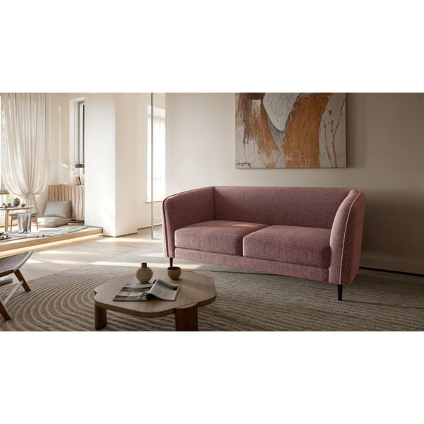 Ružová pohovka 160 cm Galbe – Ghado-image-1