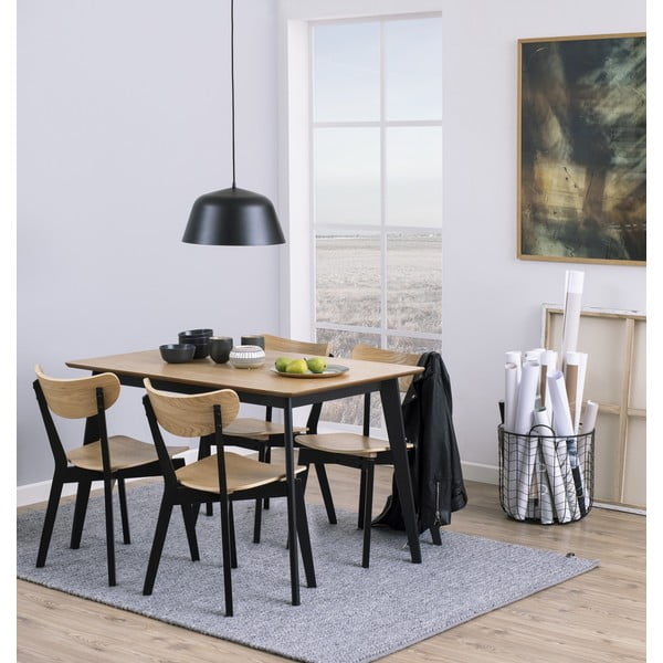 Jedálenský stôl z dubového dreva Actona Roxby, 120 x 80 cm-image-1