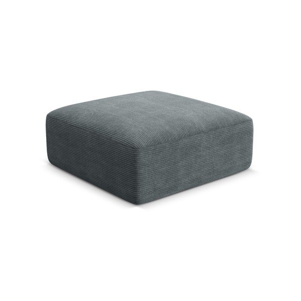 Tmavosivá menčestrová podnožka Campi – Cosmopolitan Design