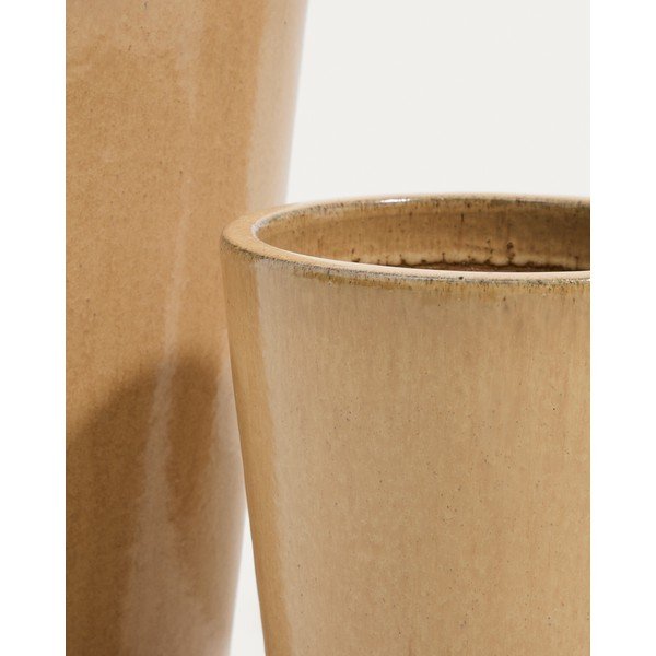Keramické kvetináče v súprave 3 ks ø 47 cm Rotja – Kave Home-image-3