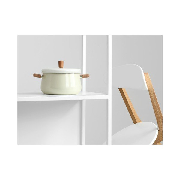 Biela knižnica CustomForm Hyller, 100 × 110 cm-image-2