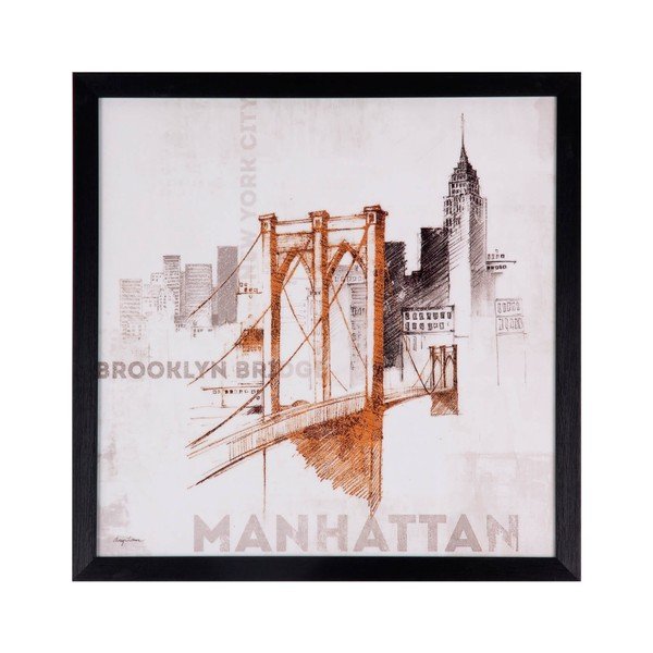 Obraz sømcasa Manhattan, 40 × 40 cm