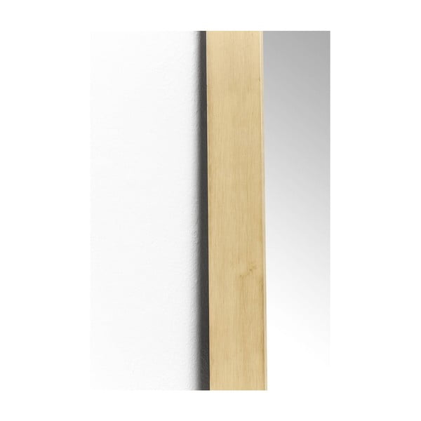 Zrkadlo s rámom v mosadznej farbe Kare Design Rectangular, 200 x 70 cm-image-3