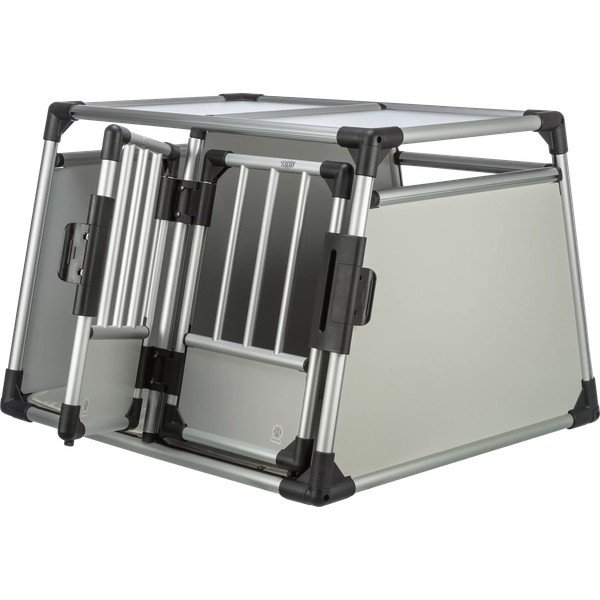 Prepravka pre domáceho miláčika v striebornej farbe 69x95 cm Trixie M-L – Plaček Pet Products