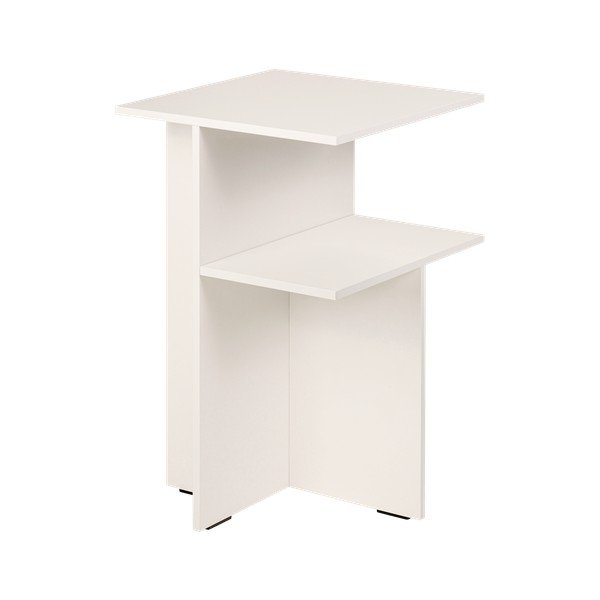 Sivobéžový nočný stolík s poličkami Atik – noo.ma-image-4