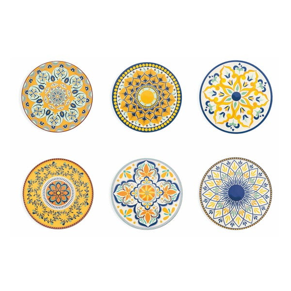 Súprava 6 dekoratívnych tanierov VDE Tivoli 1996 Sicilia