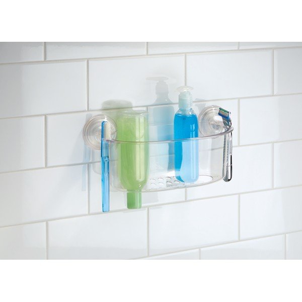 Košík s prísavkami iDesign Suction Spa, dĺžka 30 cm-image-2