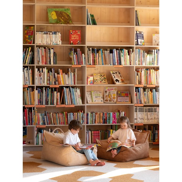 Hnedý menčestrový detský sedací vak Chair – Wigiwama-image-2