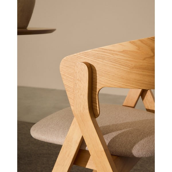 Jedálenská stolička v prírodnej farbe Godia – Kave Home-image-2