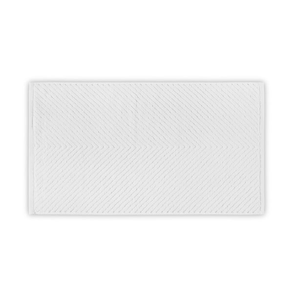 Biely bavlnený uterák 71x40 cm Chevron - Foutastic
