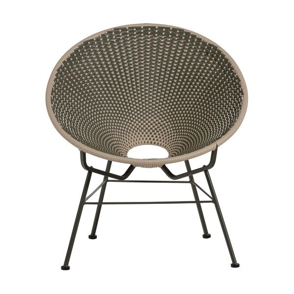 Zelené z umelého ratanu záhradné kreslo Kazoun – WOOOD-image-4