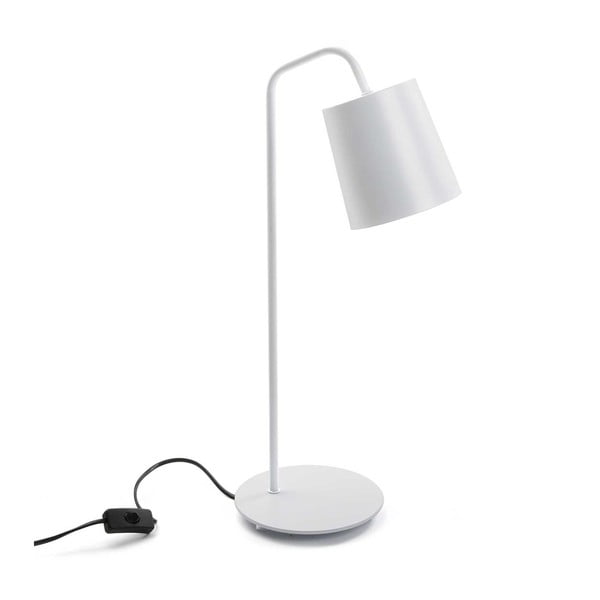Biela stolová lampa Versa Balance