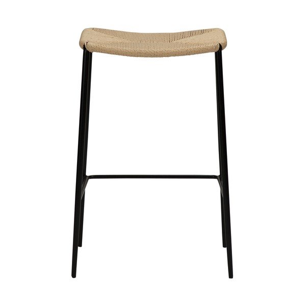 Béžová prírodná barová stolička DAN-FORM Denmark Stiletto, výška 68 cm-image-4