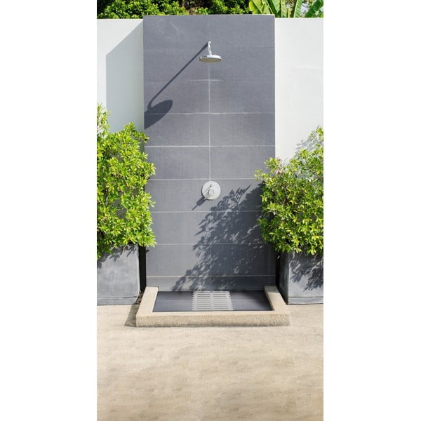 Béžová plastová kúpeľňová predložka 55x55 cm – Wenko-image-2