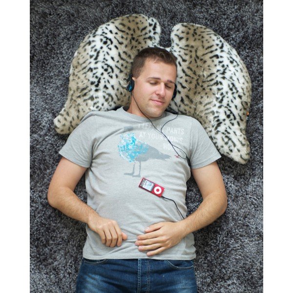 Vankúš Wings Joy Snow Leopard-image-1