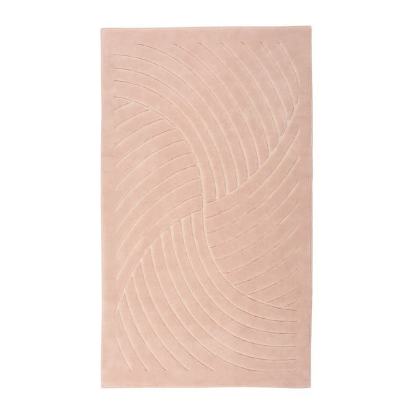Ružový koberec Floorist Waves, 80 x 300 cm