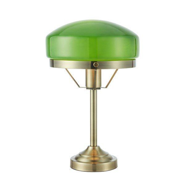 Zelená/v mosadznej farbe stolová lampa (výška  39 cm) Aurelia – Markslöjd