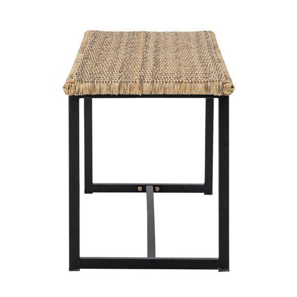 Ratanová záhradná lavica v prírodnej farbe Adilly – Bloomingville-image-3