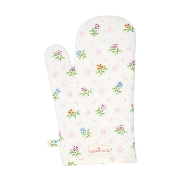 Biela bavlnená kuchynská chňapka Green Gate Cilja