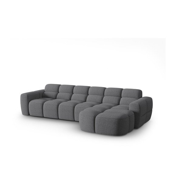 Sivá rohová pohovka Lisa – Micadoni Home-image-3