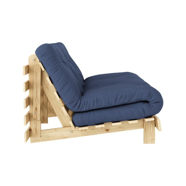 Modrá rozkladacia pohovka 160 cm Roots - Karup Design-image-4