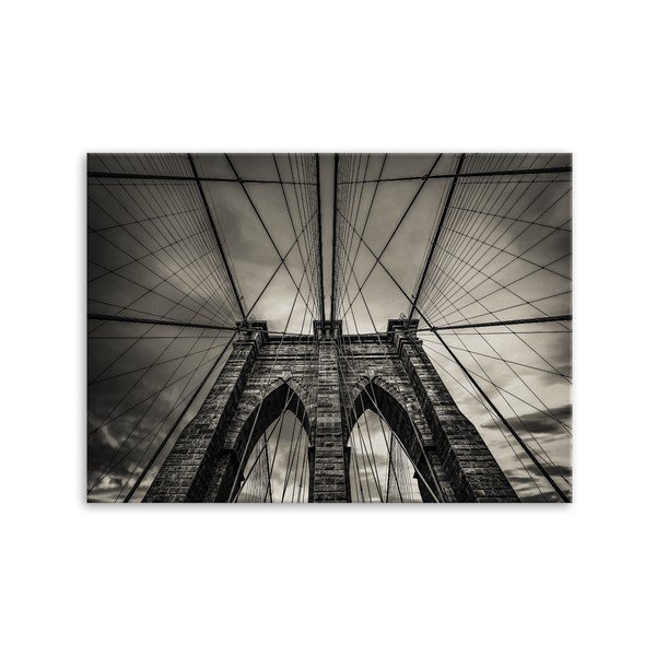 Obraz Styler Canvas Silver Brooklyn, 85 × 113 cm