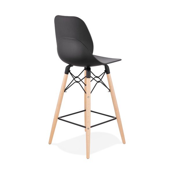 Čierna barová stolička Kokoon Marcel Mini, výška sedu 68 cm-image-3