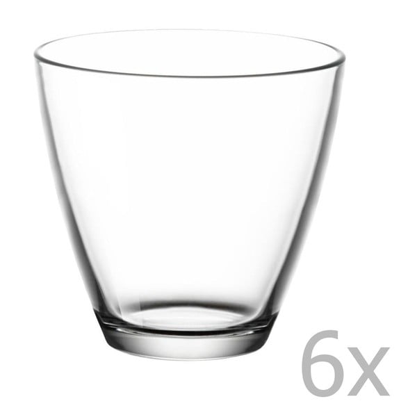 Sada 6 pohárov na vodu Bitz Fluidum, 260 ml