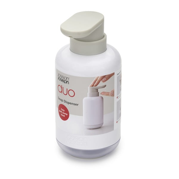 Biely plastový dávkovač mydla 300 ml Duo – Joseph Joseph-image-2