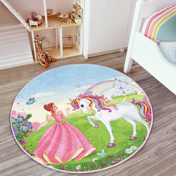 Detský koberec ø 80 cm Comfort – Mila Home-image-3