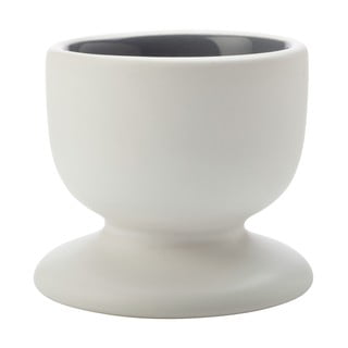 Antracitovo-biely porcelánový kalíšok na vajcia Maxwell & Williams Tint