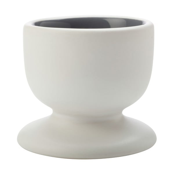 Antracitovo-biely porcelánový kalíšok na vajcia Maxwell & Williams Tint