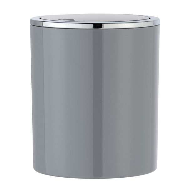 Sivý odpadkový kôš Wenko Inca, 2 l-image-1