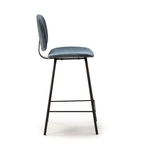Modré barové stoličky v súprave 2 ks (výška sedadla 66 cm) Arus – Marckeric-image-3