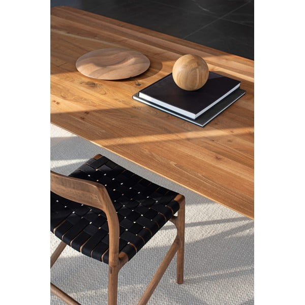 Čierna/hnedá jedálenská stolička Fawn – Gazzda-image-3