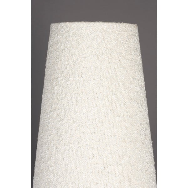 Čierno-biela stmievateľná stojacia lampa s textilným tienidlom (výška 166 cm) Miki – Dutchbone-image-4