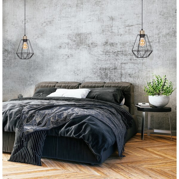 Čierne kovové závesné svietidlo ø 19 cm Primo - Candellux Lighting-image-1