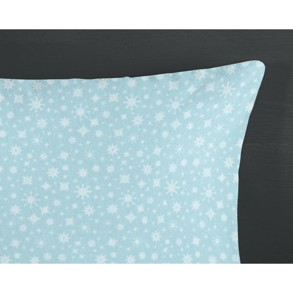 Modré flanelové obliečky na jednolôžko 140x200 cm Seppo – HIP-image-3