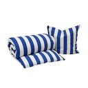 Biele/modré bavlnené obliečky na jednolôžko 140x200 cm Shima – OYOY Living Design