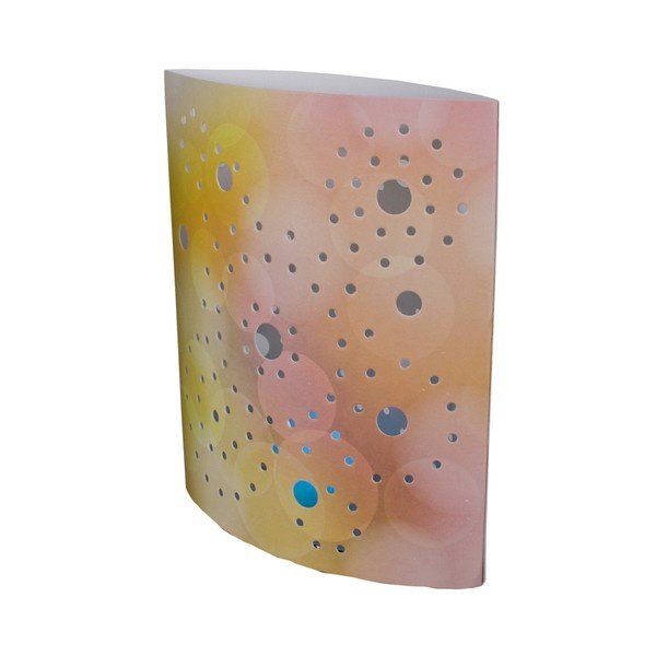 Oranžová stolná lampa (výška 17 cm) Floral – Hilight
